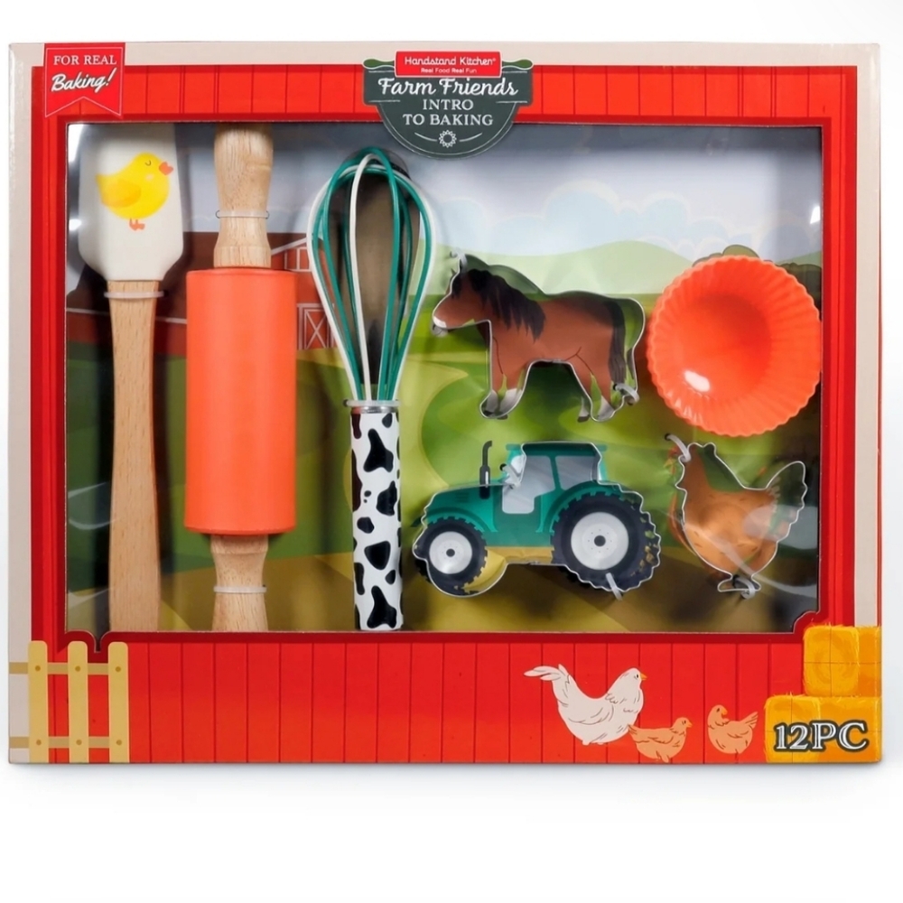 Handstand Kitchen NEW IN BOX Farm Friends Intro to Baking